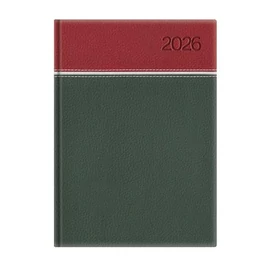 Naptár, tervező, B5, heti, TOPTIMER, "Young", bordó-fehér-zöld