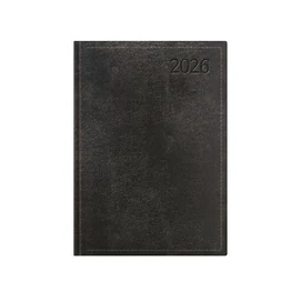 Naptár, tervező, B6, napi, TOPTIMER &quot;Traditional&quot;, fekete