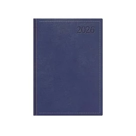 Naptár, tervező, B6, napi, TOPTIMER &quot;Traditional&quot;, kék