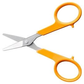 Olló, körömvágó, 10 cm, egyenes, FISKARS &quot;Classic&quot;, narancssárga