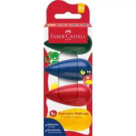 Zsírkréta készlet, FABER-CASTELL &quot;Marok&quot;, 4 különböző szín