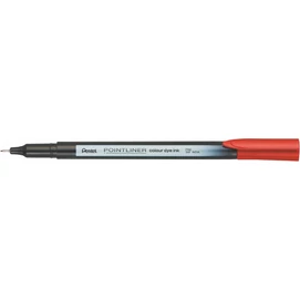 Tűfilc, 0,4 mm, PENTEL &quot;Pointliner&quot;, piros