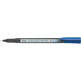 Tűfilc, 0,4 mm, PENTEL "Pointliner", sötétkék