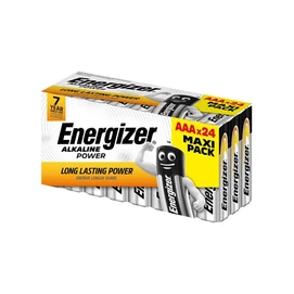 Elem, AAA mikro, 24 db, ENERGIZER &quot;Alkaline Power&quot;