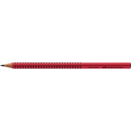 Grafitceruza, B, háromszögletű, FABER-CASTELL &quot;Grip 2001&quot;, piros