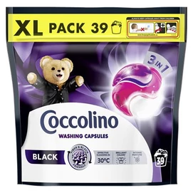 Mosókapszula, 39 db, COCCOLINO &quot;3in1 Black&quot;