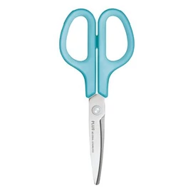 Olló, általános, balkezes, 17,5 cm, PLUS "Fitcut Curve", világoskék