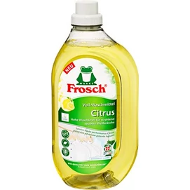 Mosógél, fehér ruhákhoz, 1,5 l, FROSCH, citrom