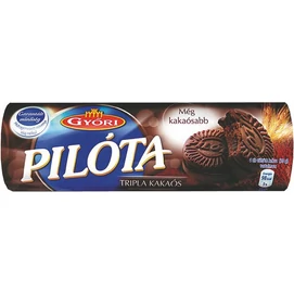 Keksz, 180 g, GYŐRI &quot;Pilóta Tripla&quot;, kakaós