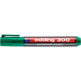 Alkoholos marker, 1,5-3 mm, kúpos, EDDING "300", zöld