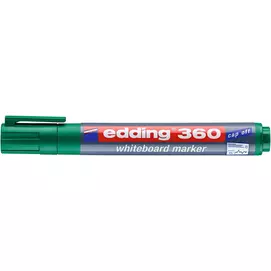 Tábla- és flipchart marker, 1,5-3 mm, kúpos, EDDING "360", zöld