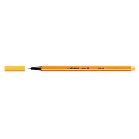 Tűfilc, 0,4 mm, STABILO &quot;Point 88&quot;, sárga