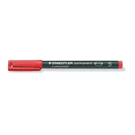 Alkoholos marker, OHP, 0,4 mm, STAEDTLER "Lumocolor® 313 S", piros