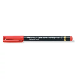 Alkoholos marker, 0,6 mm, STAEDTLER &quot;Lumocolor® special 319 F&quot;, piros