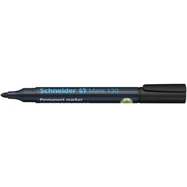 Alkoholos marker, 1-3 mm, kúpos, SCHNEIDER &quot;Maxx 130&quot;, fekete