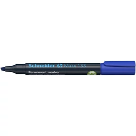 Alkoholos marker, 1-4 mm, vágott, SCHNEIDER &quot;Maxx 133&quot;, kék