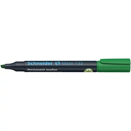 Alkoholos marker, 1-4 mm, vágott, SCHNEIDER &quot;Maxx 133&quot;, zöld