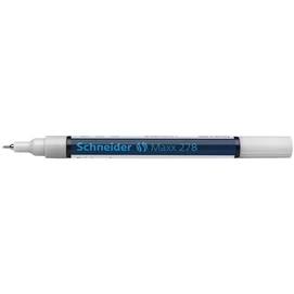 Lakkmarker, 0,8 mm, SCHNEIDER &quot;Maxx 278&quot;, fehér