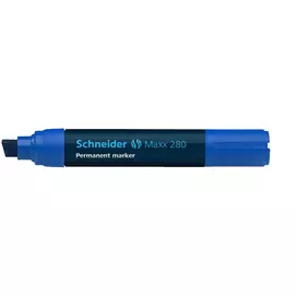Alkoholos marker, 4-12 mm, vágott, SCHNEIDER "Maxx 280", kék