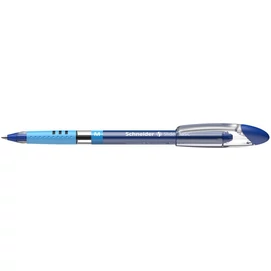 Golyóstoll, 0,5 mm, kupakos, SCHNEIDER "Slider Basic M", kék