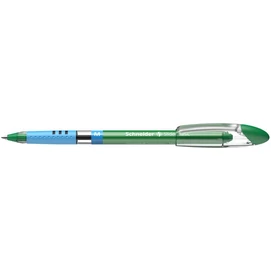 Golyóstoll, 0,5 mm, kupakos, SCHNEIDER &quot;Slider Basic M&quot;, zöld