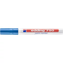 Lakkmarker, 2-4 mm, EDDING &quot;750&quot;, sötétkék