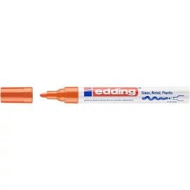 Lakkmarker, 2-4 mm, EDDING &quot;750&quot;, narancssárga