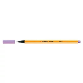 Tűfilc, 0,4 mm, STABILO "Point 88", pasztell-lila