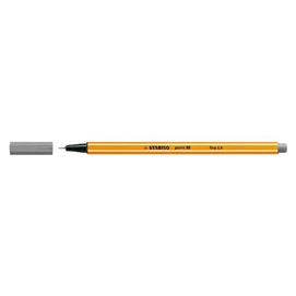 Tűfilc, 0,4 mm, STABILO "Point 88", szürke