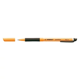 Rollertoll, 0,5 mm, STABILO &quot;PointVisco&quot;, fekete