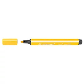 Filctoll, 1,5-2 mm, rugós hegy, STABILO &quot;Trio Scribbi&quot;, sárga