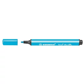 Filctoll, 1,5-2 mm, rugós hegy, STABILO &quot;Trio Scribbi&quot;, világoskék