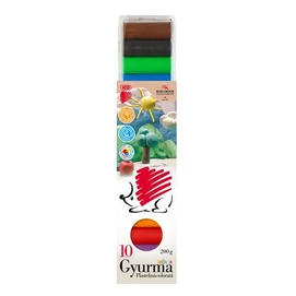 Gyurma, 200 g, ICO &quot;Süni&quot;, színes