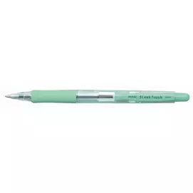Golyóstoll, 0,7 mm, nyomógombos, zöld tolltest, PENAC "SleekTouch", kék