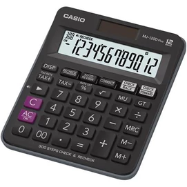 Számológép, asztali, 12 számjegy, CASIO &quot;MJ-120D PLUS&quot;