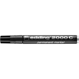 Alkoholos marker, 1,5-3 mm, kúpos, EDDING &quot;2000&quot;, fekete