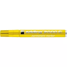 Alkoholos marker, 1,5-3 mm, kúpos, EDDING "2000", sárga