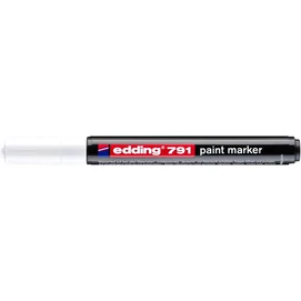 Lakkmarker, 1-2 mm, EDDING &quot;791&quot;, fehér