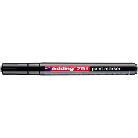 Lakkmarker, 1-2 mm, EDDING &quot;791&quot;, fekete