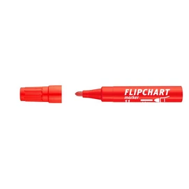 Flipchart marker, 1-3 mm, kúpos, ICO "Artip 11", piros