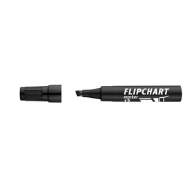 Flipchart marker, 1-4 mm, vágott, ICO &quot;Artip 12&quot;, fekete