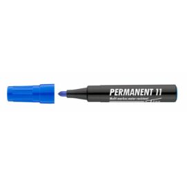 Alkoholos marker, 1-3 mm, kúpos, ICO "Permanent 11", kék