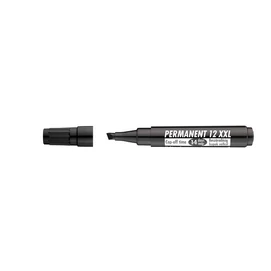 Alkoholos marker, 1-4 mm, vágott, ICO &quot;Permanent 12 XXL&quot;, fekete