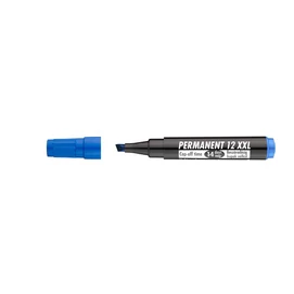 Alkoholos marker, 1-4 mm, vágott, ICO &quot;Permanent 12 XXL&quot;, kék