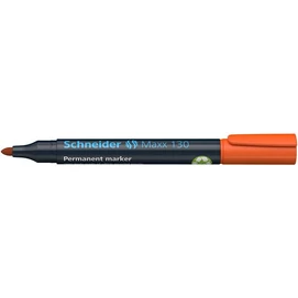 Alkoholos marker, 1-3 mm, kúpos, SCHNEIDER &quot;Maxx 130&quot;, narancssárga