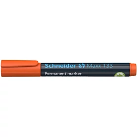 Alkoholos marker, 1-4 mm, vágott, SCHNEIDER &quot;Maxx 133&quot;, narancssárga