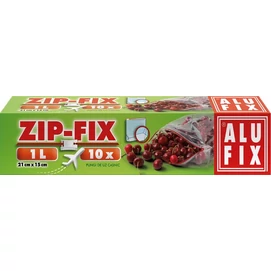 Cipzáras zacskó, 1 l, ALUFIX &quot;Zipp Fix&quot;