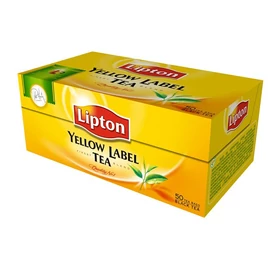 Fekete tea, 50x2 g, LIPTON &quot;Yellow label&quot;