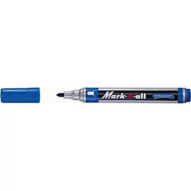 Alkoholos marker, 1,5-2,5 mm, kúpos, STABILO &quot;Mark-4-all&quot;, kék