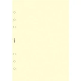 Kalendárium betét, jegyzetlap, personal méret, sima, FILOFAX, krémszín